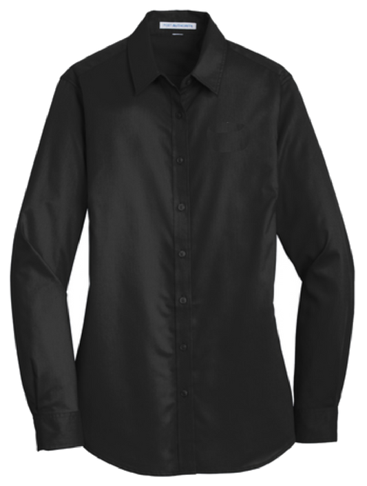Port Authority® L663 Ladies SuperPro™ Twill Longsleeve Shirt