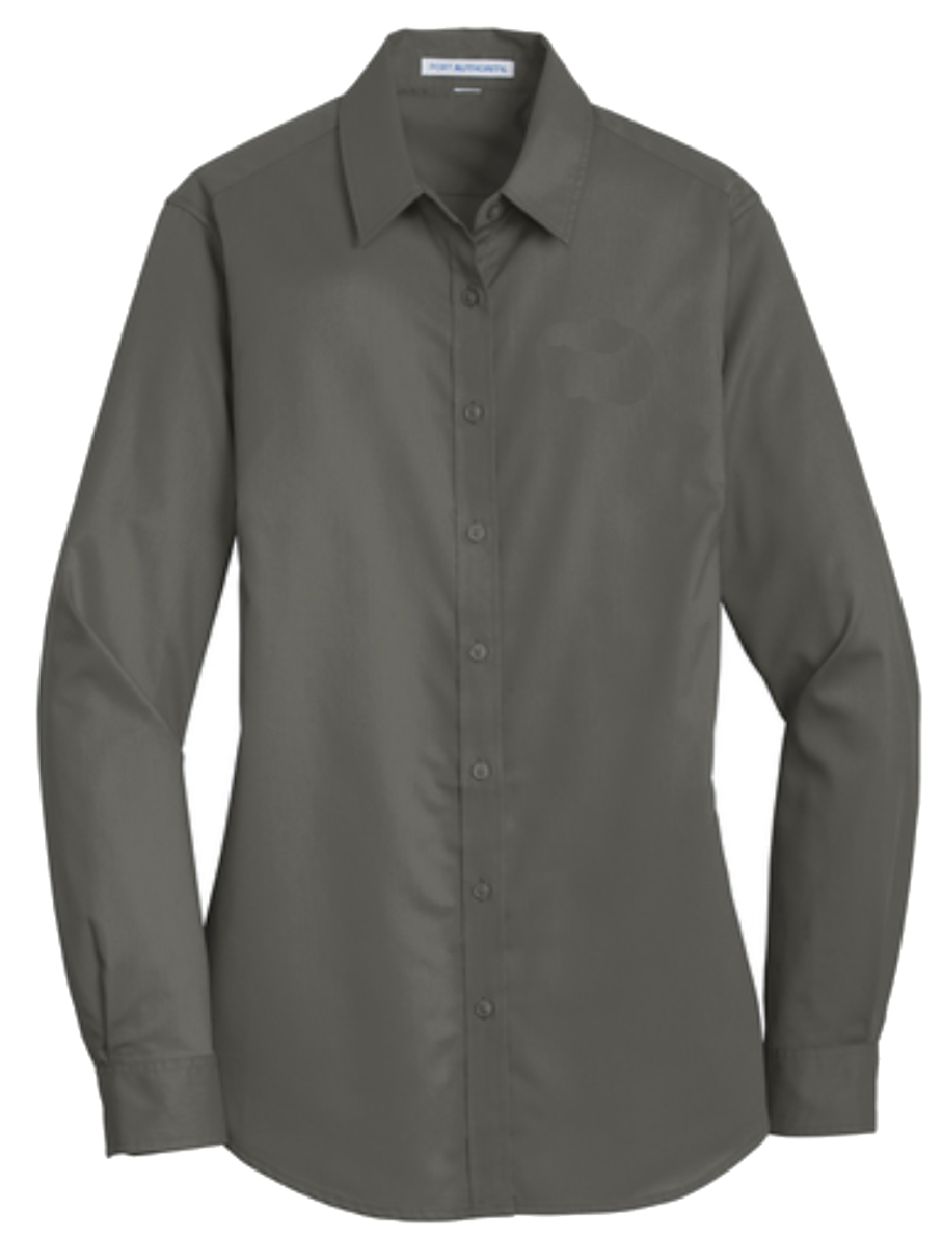 Port Authority® L663 Ladies SuperPro™ Twill Longsleeve Shirt