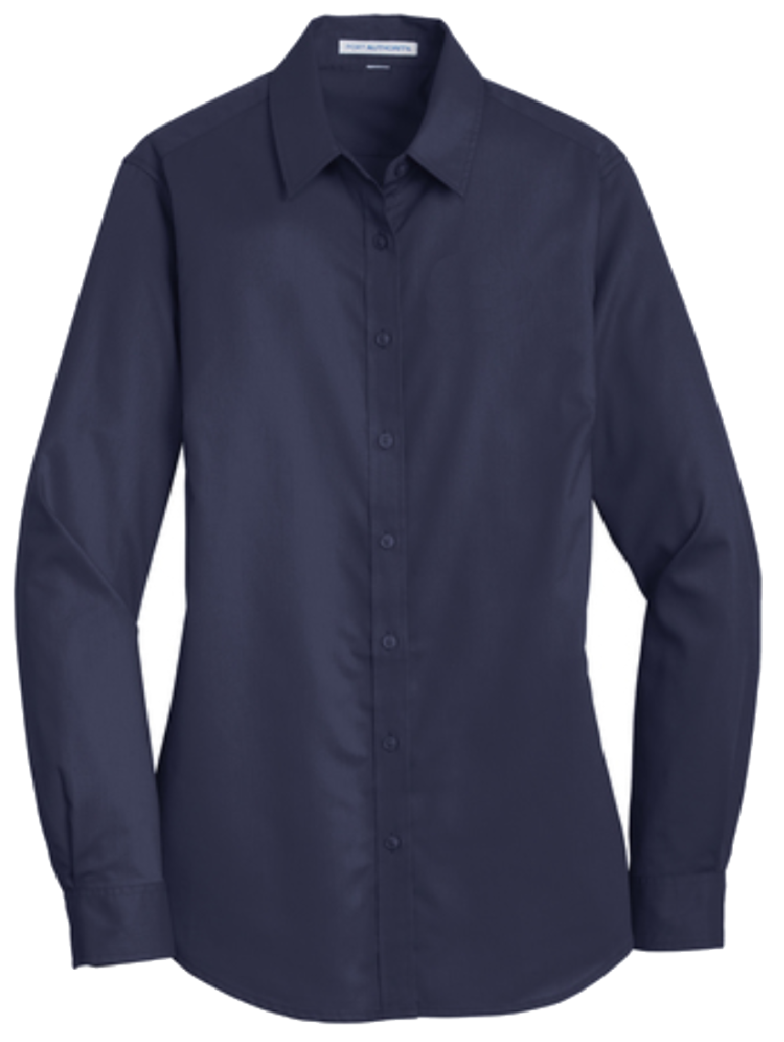 Port Authority® L663 Ladies SuperPro™ Twill Longsleeve Shirt