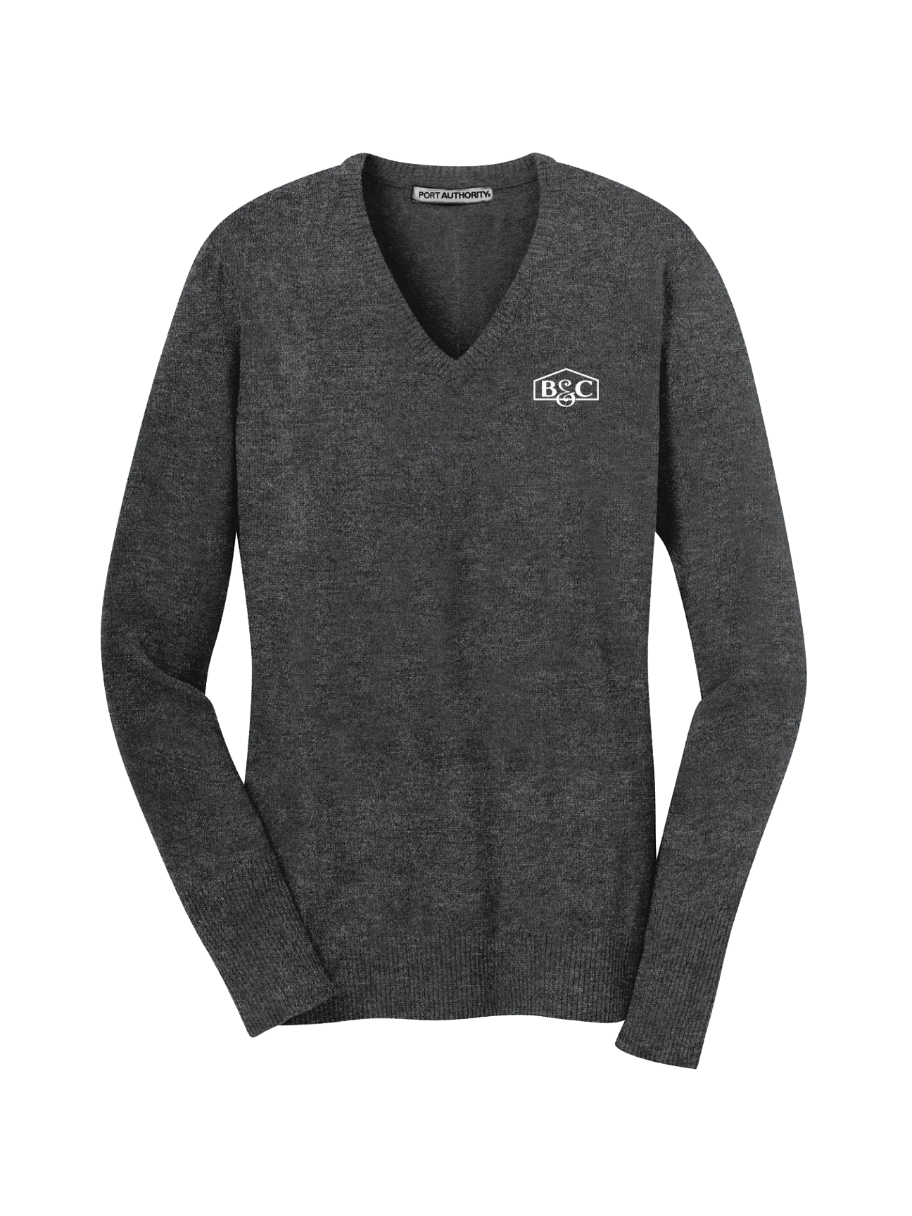 B&C - Womens -Port Authority Ladies V-Neck Sweater