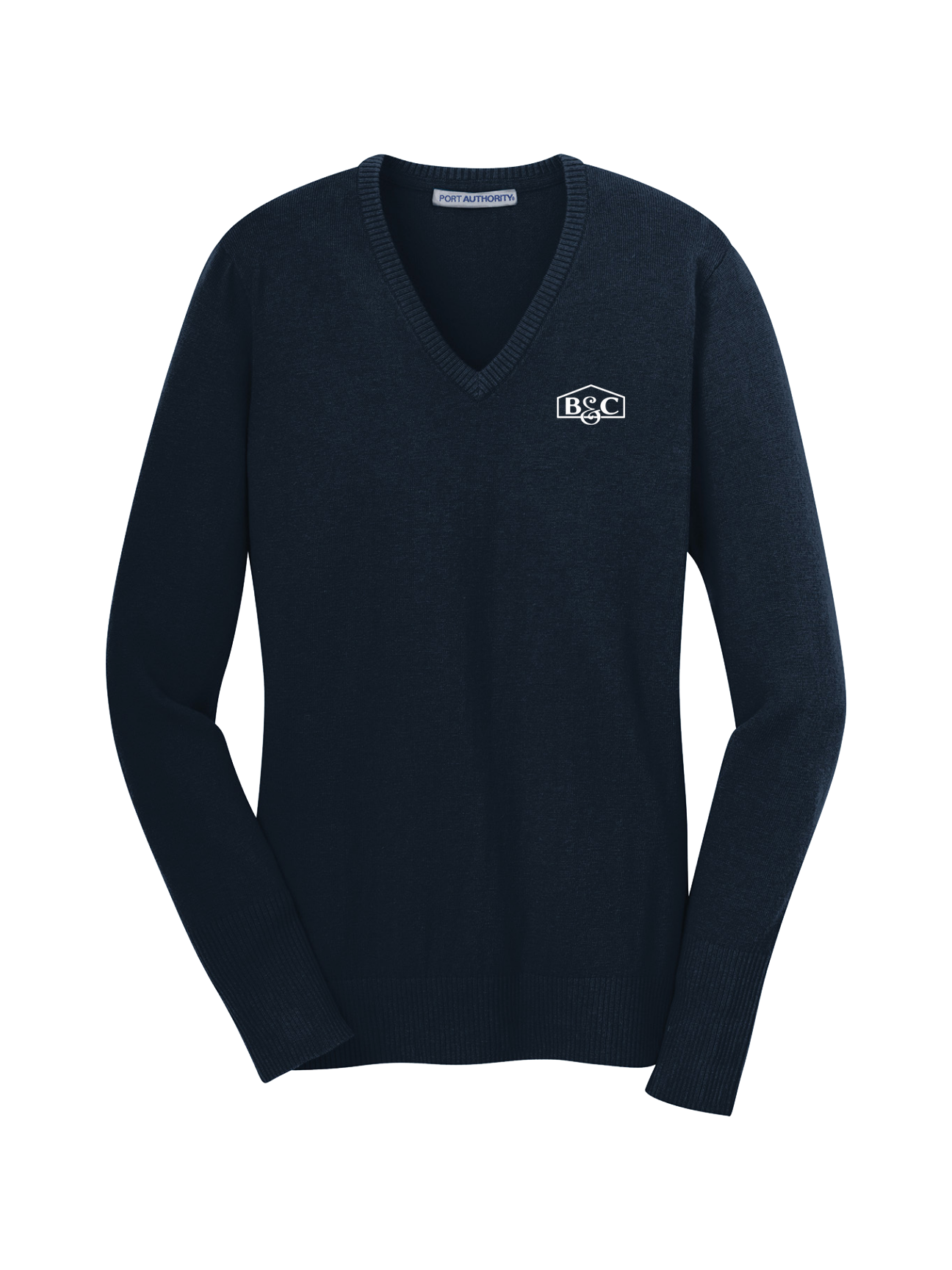 B&C - Womens -Port Authority Ladies V-Neck Sweater