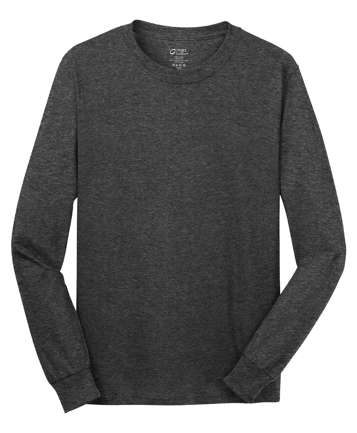 Mens - Port & Company® - Long Sleeve Core Cotton Tee