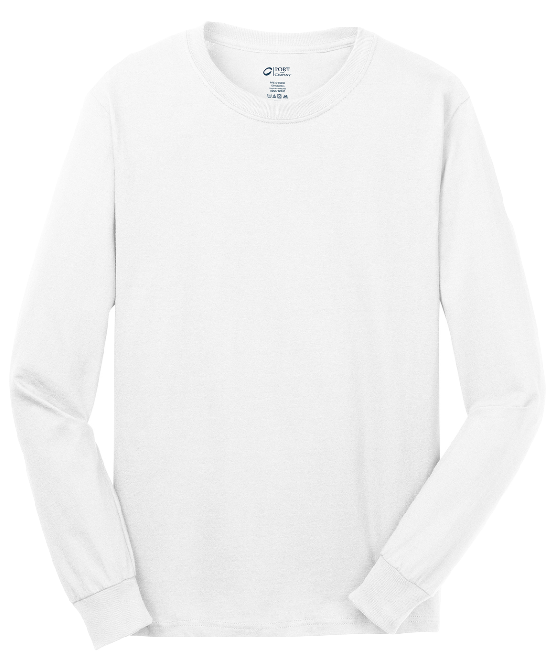 Mens - Port & Company® - Long Sleeve Core Cotton Tee