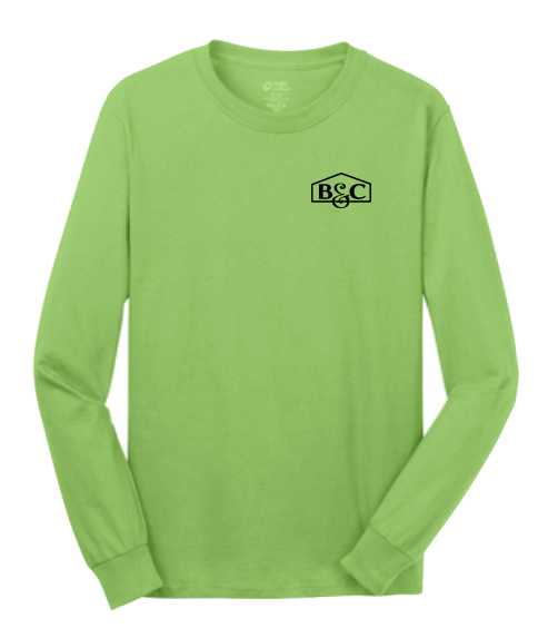 B&C - Mens - Port & Company® - Long Sleeve Core Cotton Tee