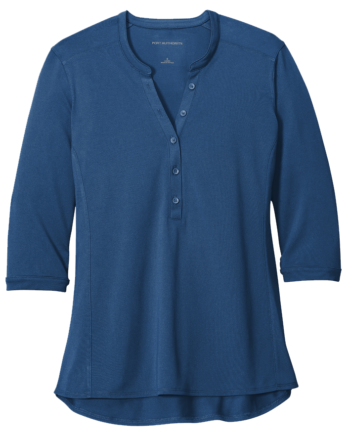 LADIES  Port Authority ® UV Choice Pique Henley