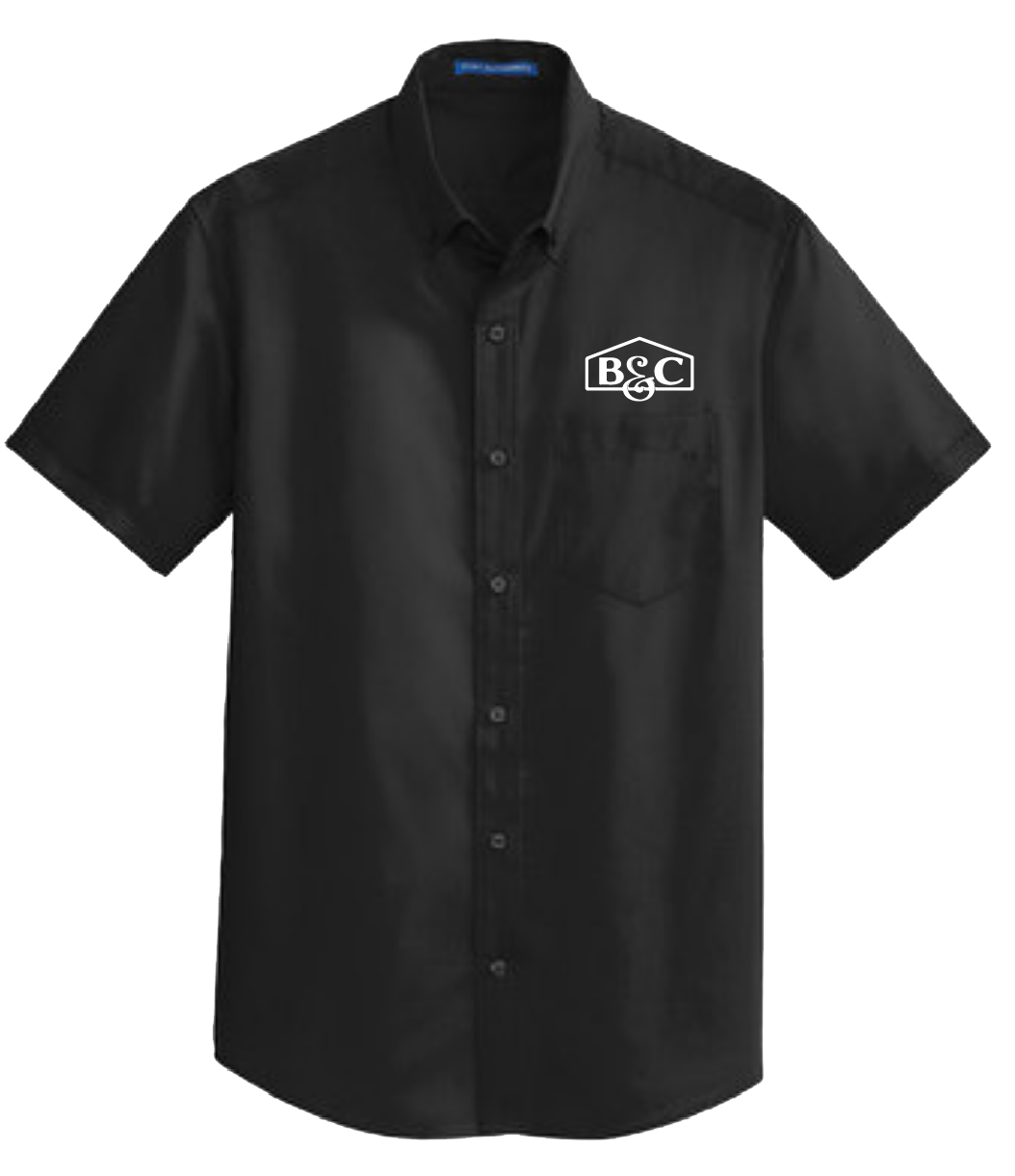 B&C Port Authority® Short Sleeve SuperPro™ Twill Shirt