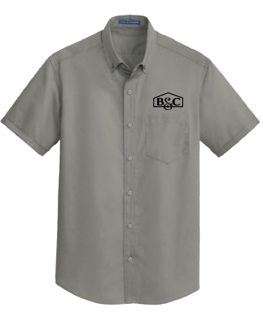 B&C Port Authority® Short Sleeve SuperPro™ Twill Shirt