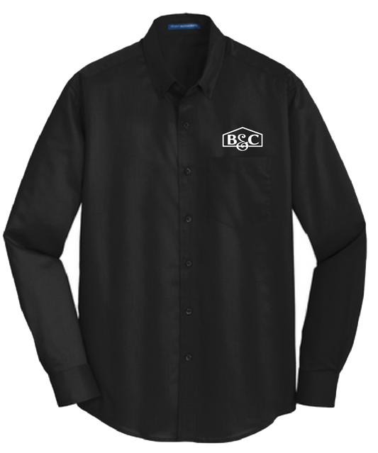 B&C Port Authority® SuperPro™ Twill Longsleeve Shirt